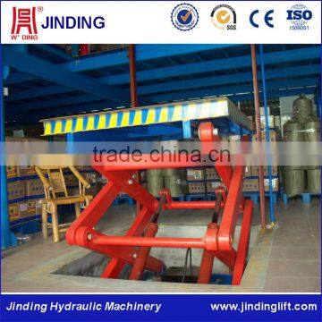 Customized different types hydraulic scissors table for lifting cargos