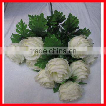 white artificial flower bouquets