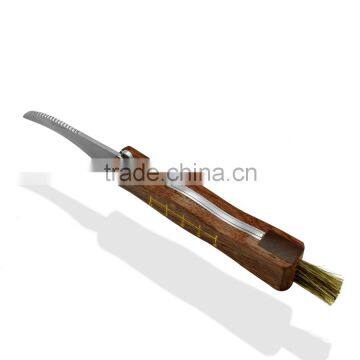 Mushroom Knife With Brush Outdoor Survival Knife Tool photo-2