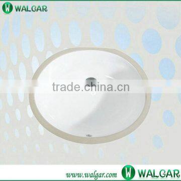 High Grade Glazed Ceramic undermount oval bathroom sink