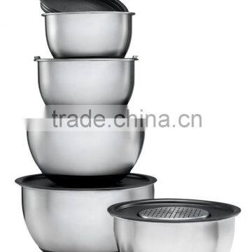 Stainless Steel Mixing Bowl With Silicon Bottom Supplier's Choice photo-3