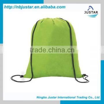 Promotional Gift Bag Use210D Polyester Cheap Strong Drawstring Backpack Bags photo-5