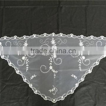 European national style noble classic lace mantilla chapel church veil