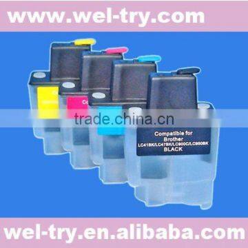 LC09/LC41/LC47/LC900/LC950/LC9000(refillable ink cartridge) for brother MFC-xxx, DCPxxx, FAX-xxx