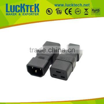 IEC power adapter connector, C14 to C19 power adapter plug