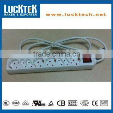 8 WAY EUROPEAN TYPE EXTENSION SOCKET