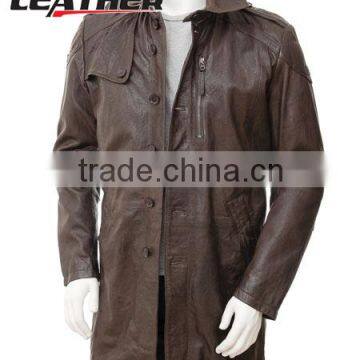 Mens leather jacket NEW!latest design pu leather garment Custom Size & Color dirty washed men leather coat & jacket