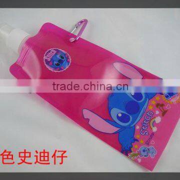 Foldable water bottle, beautiful design tea water bottle,sports tea water bag