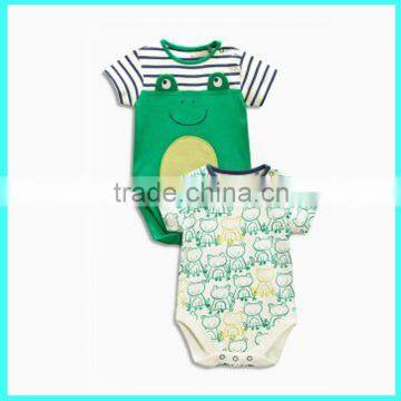 Hot selling Solid color/Plain bodysuits cute baby boy clothing                        
                                                Quality Choice