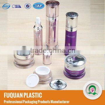 Acrylic cosmetic packaging set in small quantities