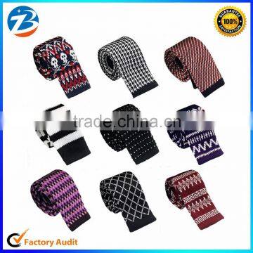 Popular Promotional Jacquard Cartoon Skinny Knit ties