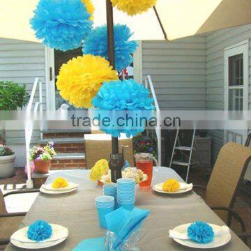 8" Tissue Paper Pom Pom Flowers hanging decoration