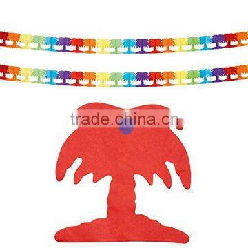 Rainbow Coconut Tree PAPER GARLAND PARTY WEDDING SUPPLIES DECORATION - 2.8m