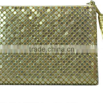 2015 Fashion Shiny Ladies Cosmetic Case Gold 618A140019