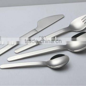 4PCS Hand Polish Stainless Steel Tableware