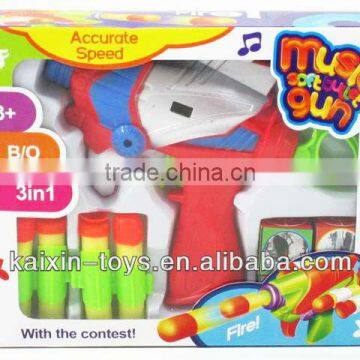 B/O Soft bullet gun with music