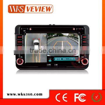Popular Pc3089 fisheye 360 Degree Car Camera parking assistant system