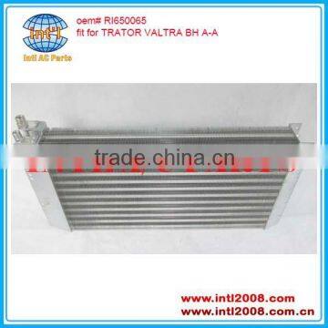 oe# RI6500-65 auto ac condenser for TRATOR VALTRA BH A-A RI650065 parallel flow Condenser