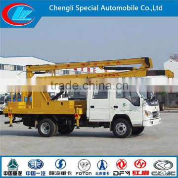 Factory price sale lifting truck FOTON 4x2 plafinger