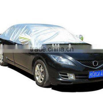 PVC+PP cotton Half car Cover UV protection Snow Shield Function