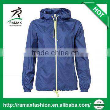 Ramax Custom Women Plain Lightweight Outdoor Windbreaker Track Jackets photo-2