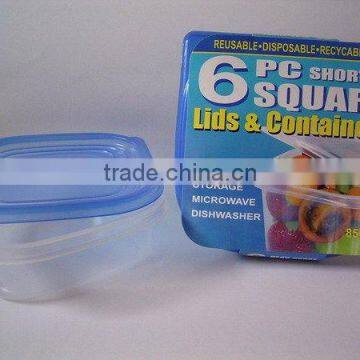 3pk 25oz square container