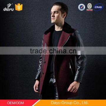 2016 New Stylish High Quality Real Sheep Wool Fur Coat Leather Coat and Jacket Winter Wool Coats photo-5