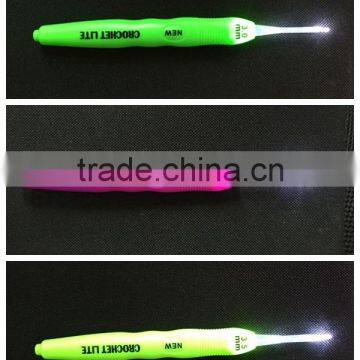 New Crochet Lite Crochet Hooks Full Set Sizes C Through K With LED Light photo-5