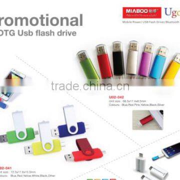 Welcom OEM logo OTG usb stick silk scrren logo;factory best sales otg usb memory laser logo;3years quality warranty otg usb disk