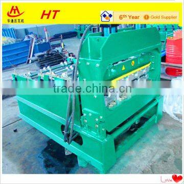 Arch sheet steel tile roll forming machine