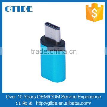 Ultra Small Aluminum Alloy USB 3.1 USB C Male to Female Micro USB Adapter/Connector for Macbook/Nokia N1 and Type C Device photo-2