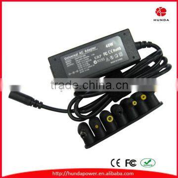 Universal 40W Mini AC Adapter Charger + Power Cord: for 9.5V, 10.5V, 12V, 19V, 19.5V, 20V Laptop photo-5