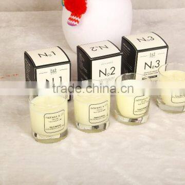 Scented Soy Candle in Glass Jar and Gift Box