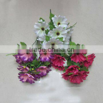 9 heads cherry blossom artificial flower