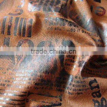 faux bronzing suede fabric