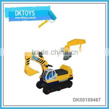 Cool design funny slide ride on car excavator type