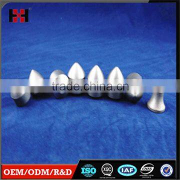 2016 New ISO certification customized tungsten carbide router bit for mining rig tungsten carbide bullet pick buttons