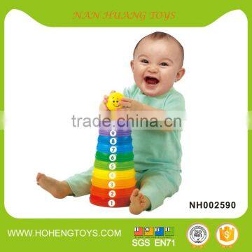 Plastic educational toy baby toy stacking cup