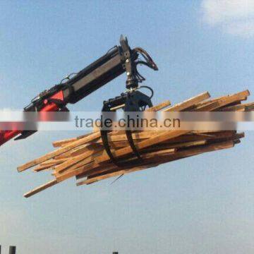 12ton Timber Crane on Truck, Model No.: SQ12S4, Hydraulic Crane With Telescopic Arms