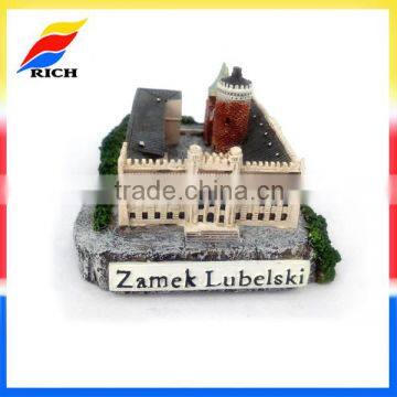 Custom 3d miniature of buildings resin house building model gift items for office