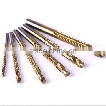 6pcs DEKO HSS Titanium Coated Woodworking Drill Bits photo-3