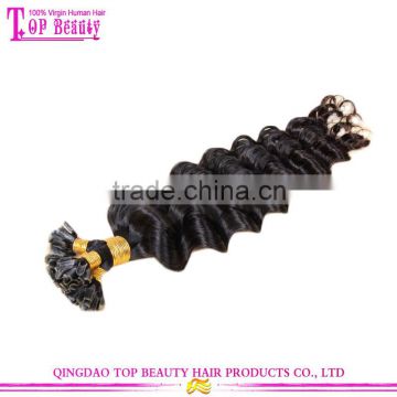 Best wholesale websites 100 cheap remy hair u tip hair extension brazilian deep wave u tip hair