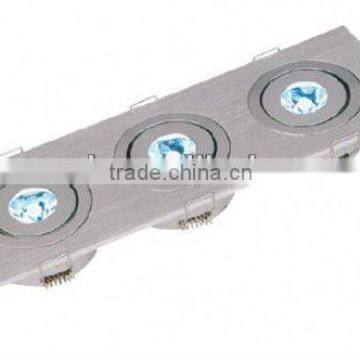3W LED Ceiling Down Light CE Epistar Chip 110-240V White Warm White