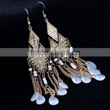 Fashion Jewelry Tassel Earrings Diamond Jewelry