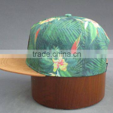 BSCI Aduit Custom 5-panel Snapback Cap With Printing Logo photo-3