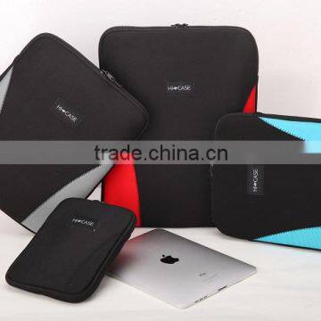 Neoprene tablet case high quality laptop sleeve with velvet