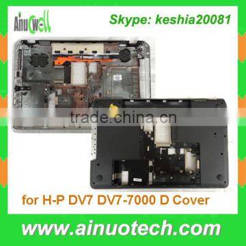 Replacement laptop D shell for HP DV7 DV7-7000 laptop bottom cover A/B/C/D cover hinge