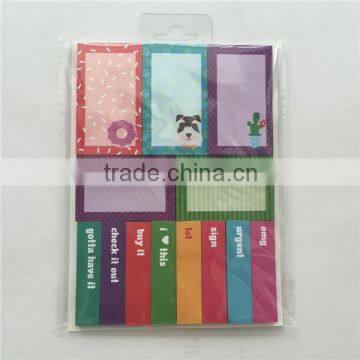 Cartoon Characters Paper Bookmark Sticky Notes photo-2