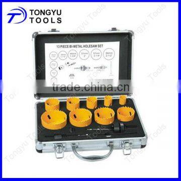 13pcs HSS Bi-metal Hole Saws Kits