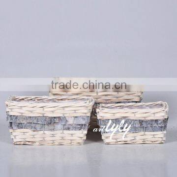 2015 new product woodchip garden basket